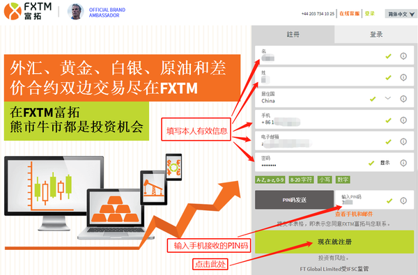 FXTM富拓外汇开户流程及注意事项（2021年版）